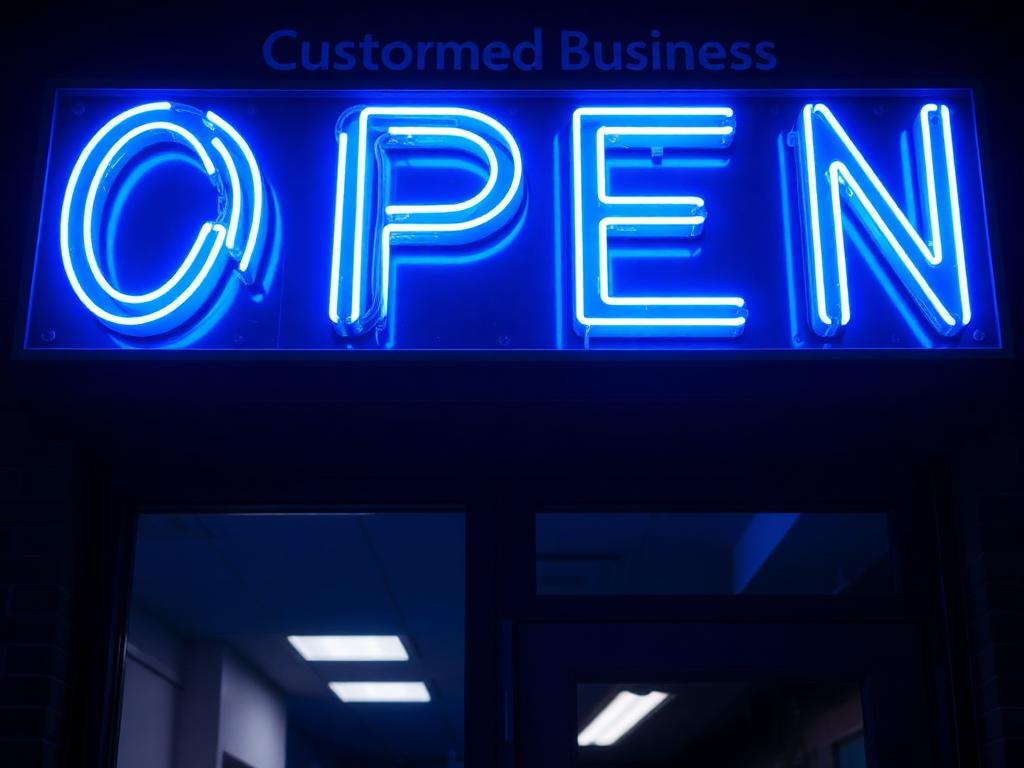 Custom storefront sign